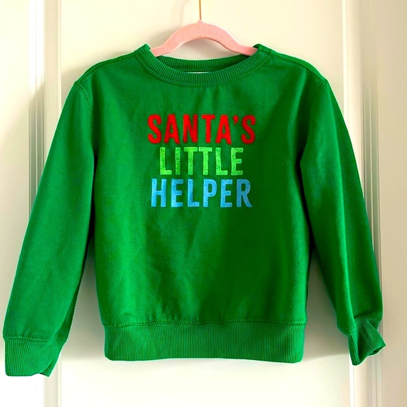 Wondershop Other - Wondershop Brand Toddler Sweatshirt “Santas Little Helper” - Size XS (4-5) Kids